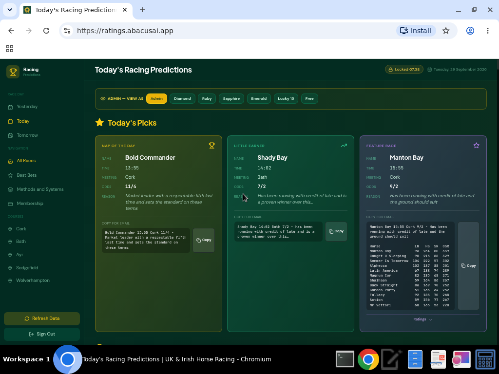 Methods and Systems sidebar navigation menu item